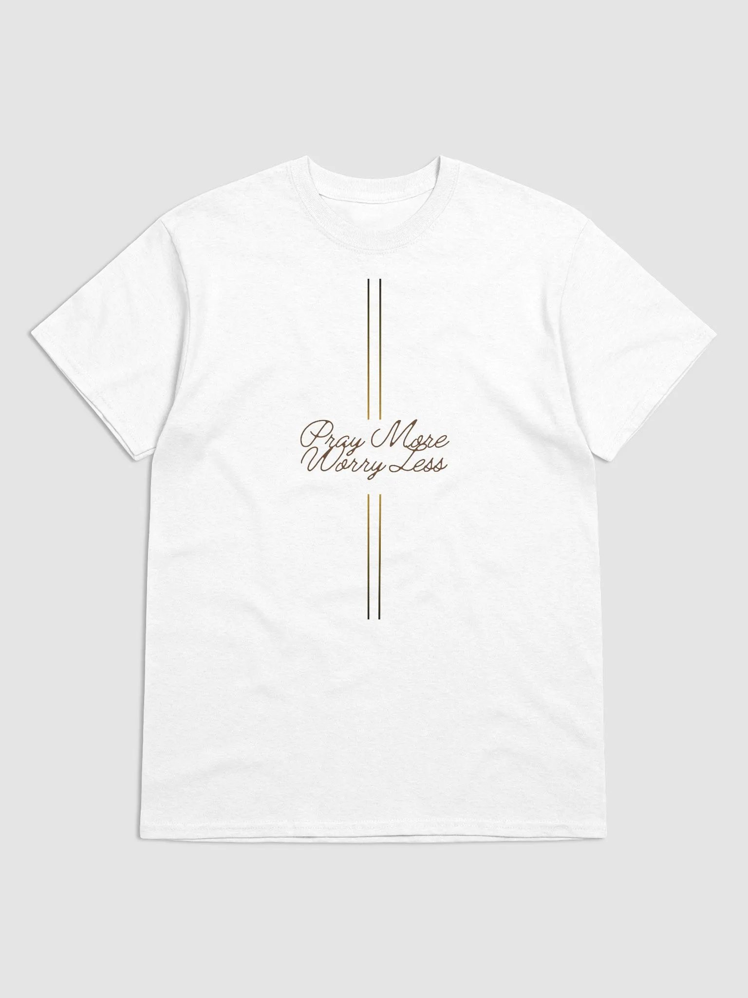 Pray more worry less T-shirt product image (3)