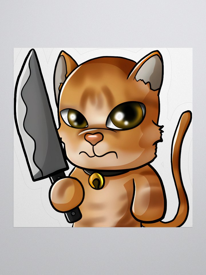 "Ember Grrrrr" Kiss Cut Sticker product image (2)