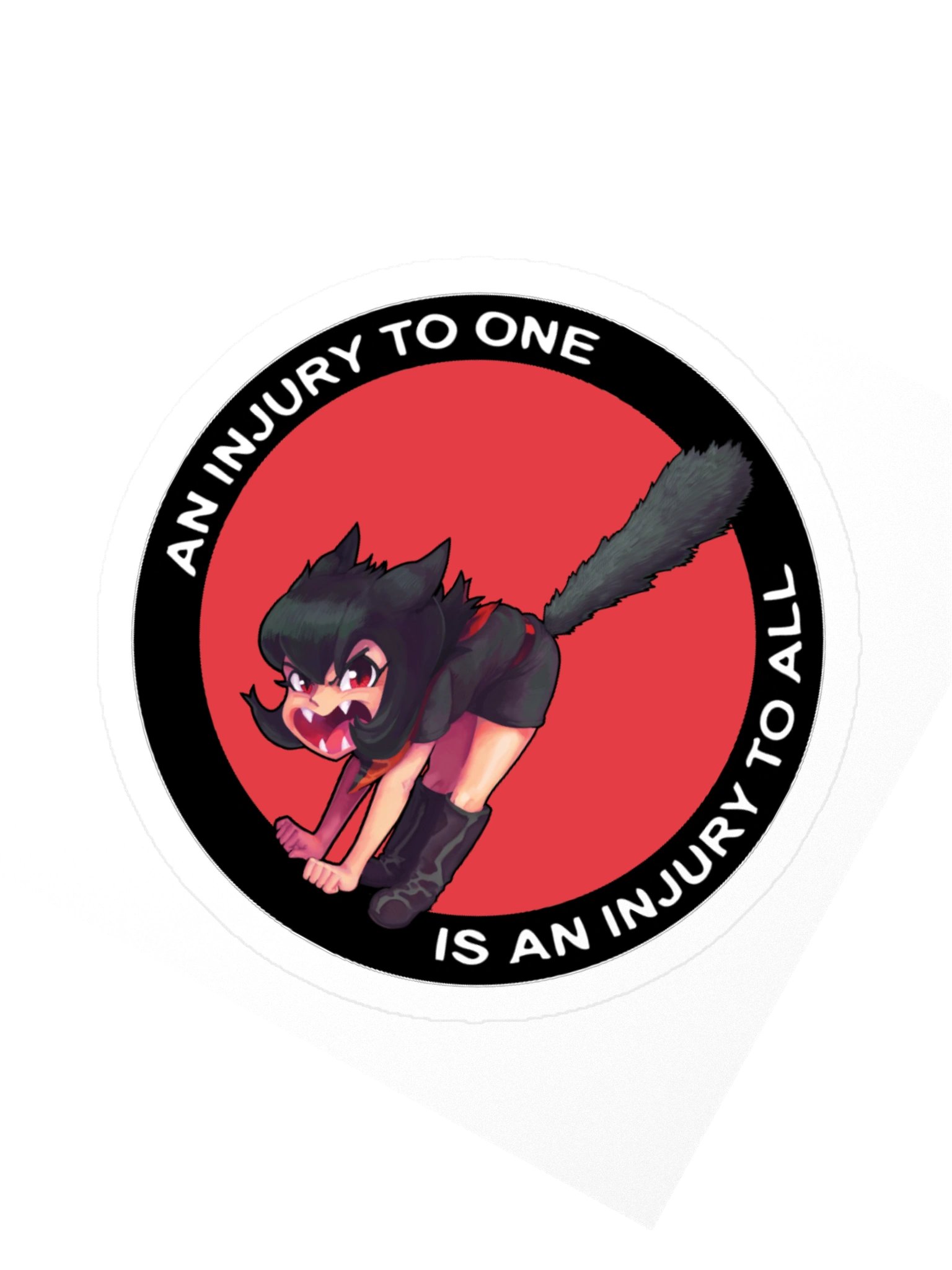 Alunya — “An Injury To One Is An Injury To All” Sticker product image (2)