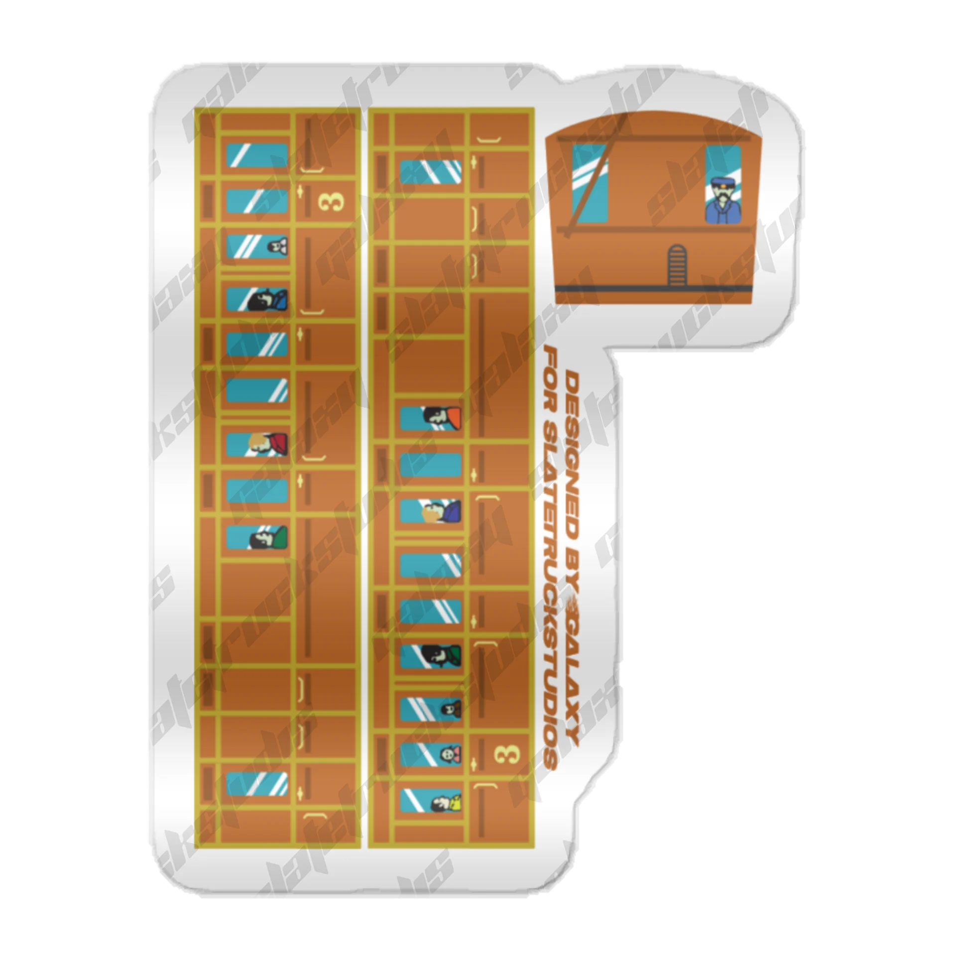 ERTL “Teak Livery Old Coaches” Sticker Set product image (1)