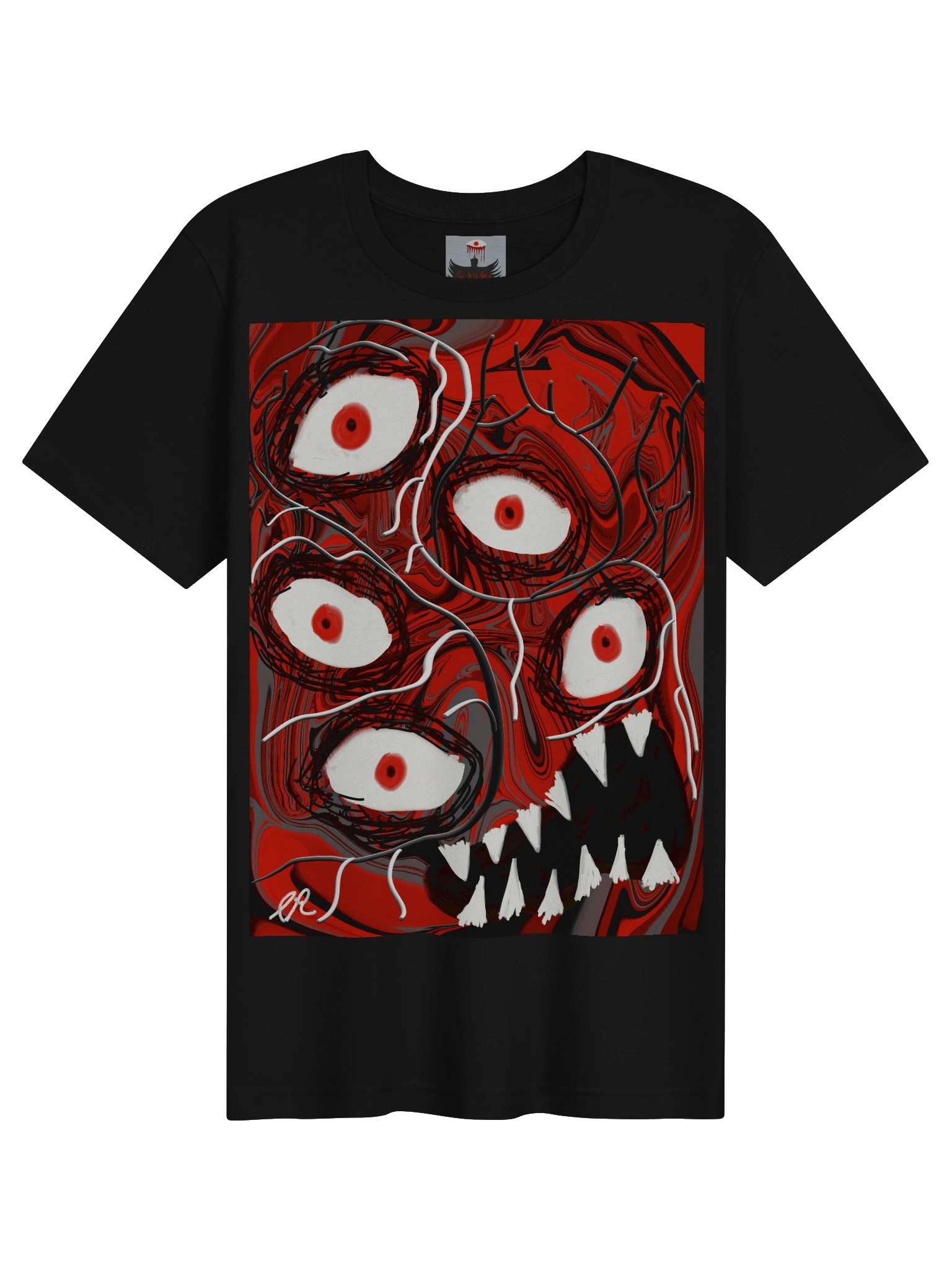 Red-Eyed Horror Monster T-Shirt product image (1)