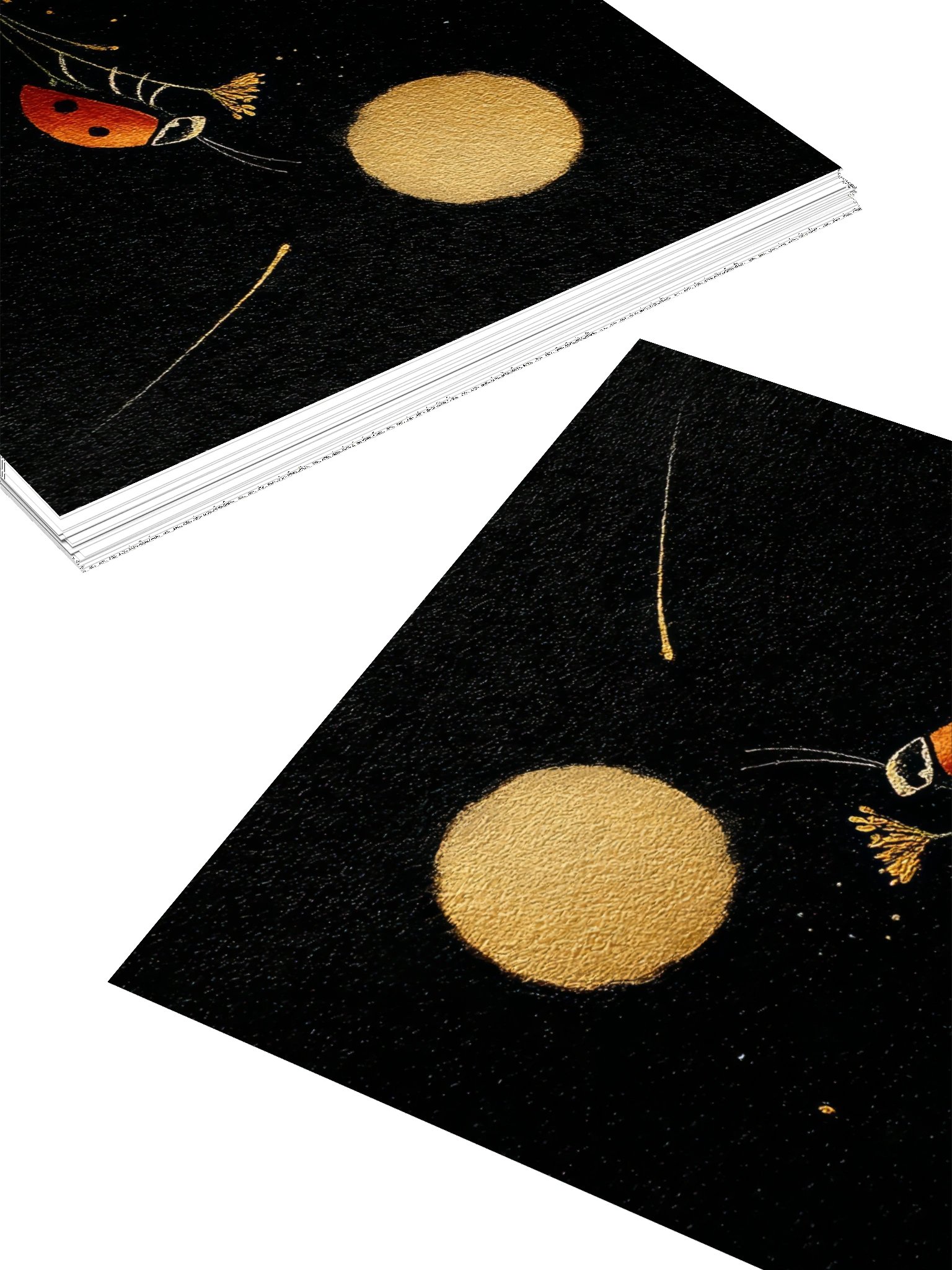 Golden Moon Ladybug Sticker product image (10)