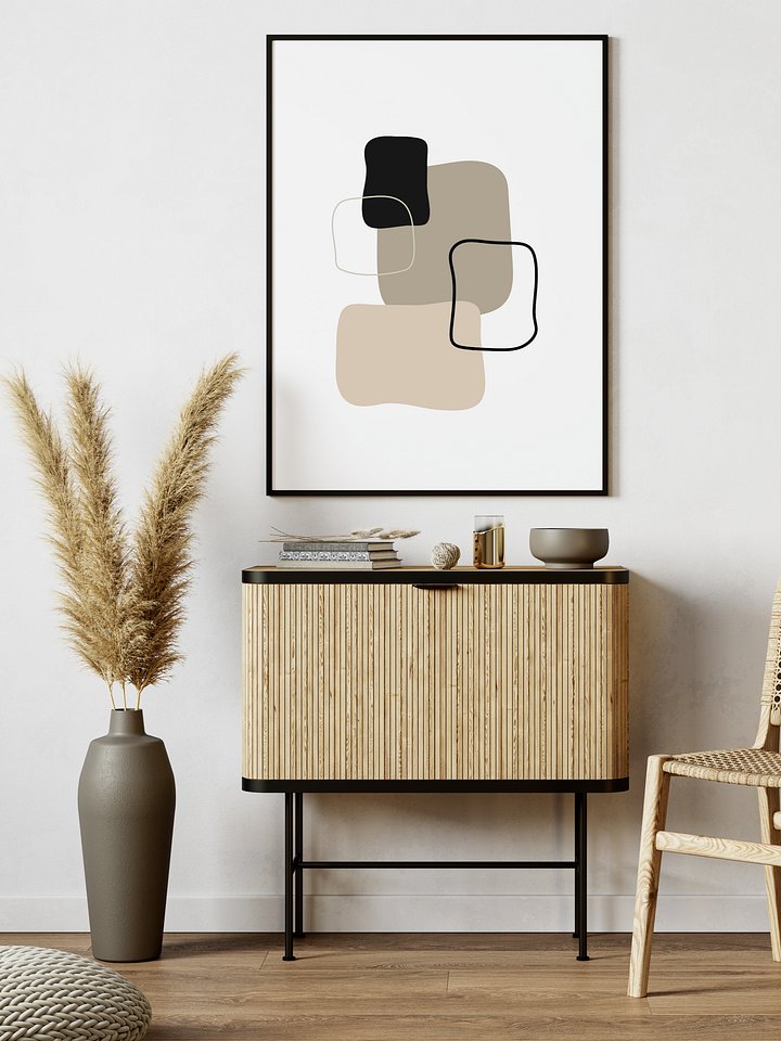 Organic Shapes Matte Poster (frame not included) product image (1)