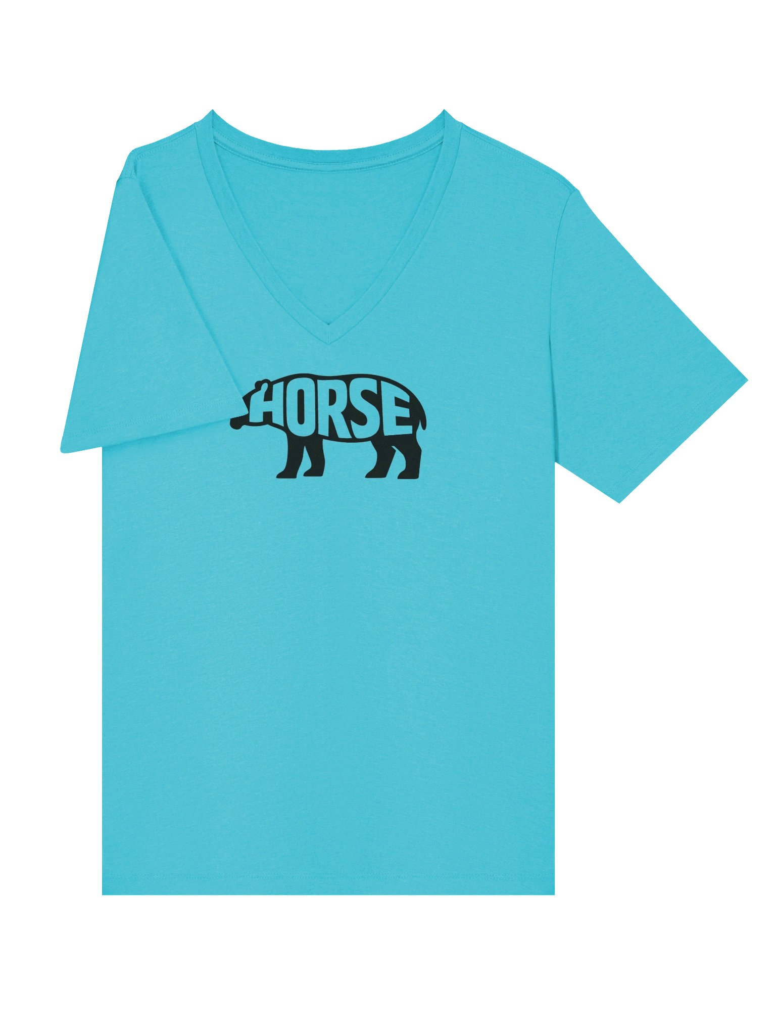 Black Tapir Women's V-Neck Horse Tee product image (5)