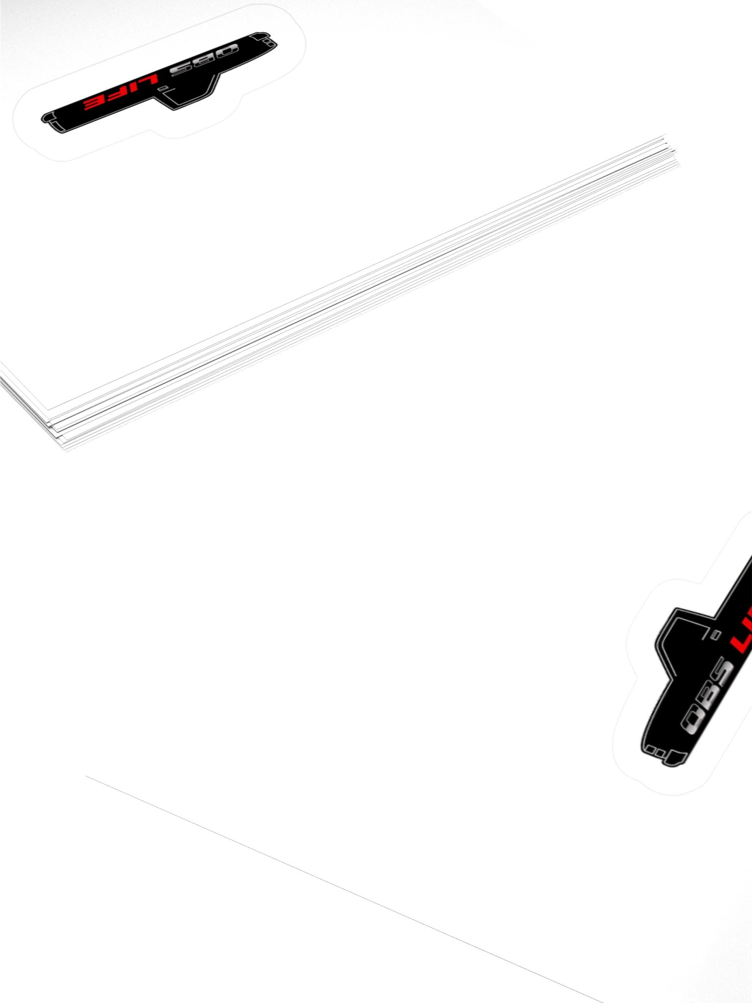 OBS Life Truck Sticker product image (4)