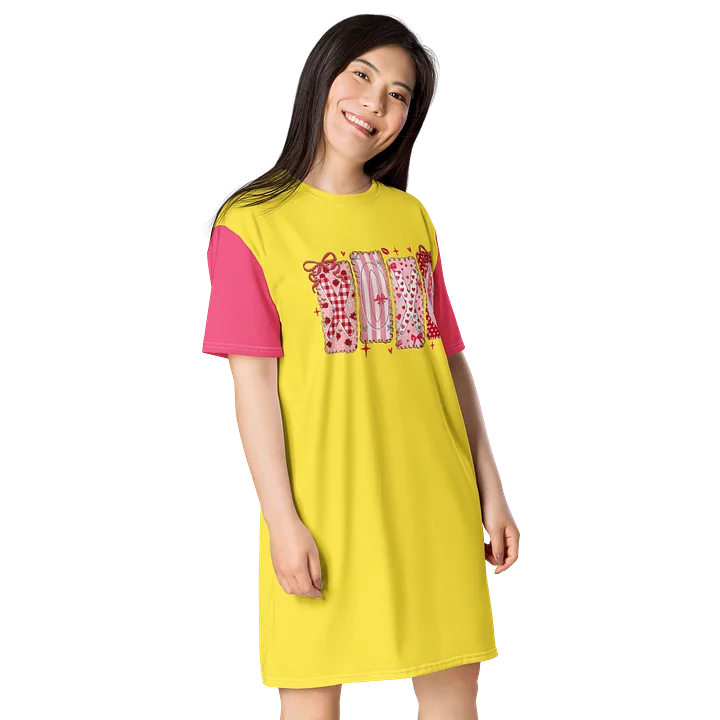 XOXO Colorblock Oversized T-Shirt Dress product image (2)