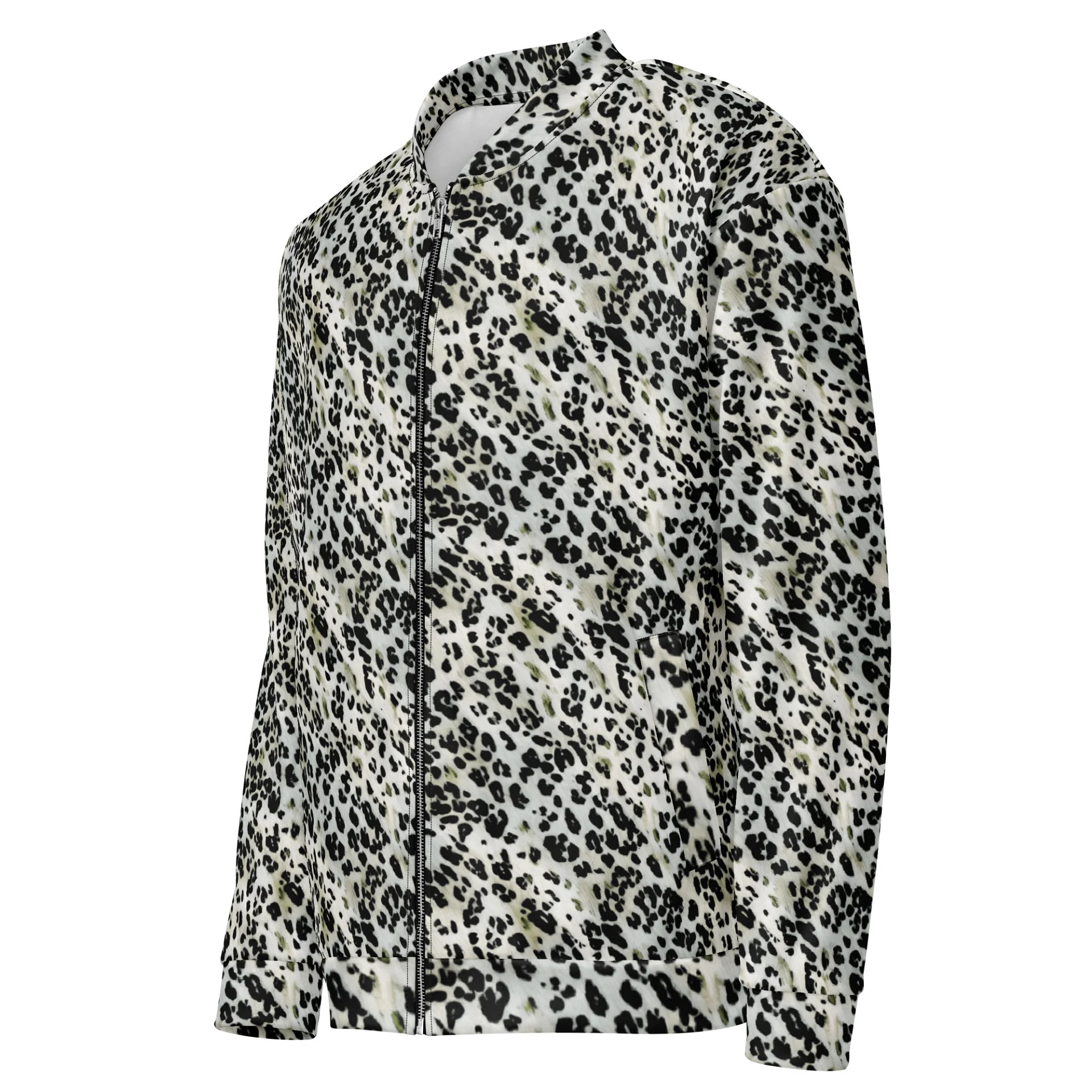 Green Leopard Bomber Jascet product image (3)