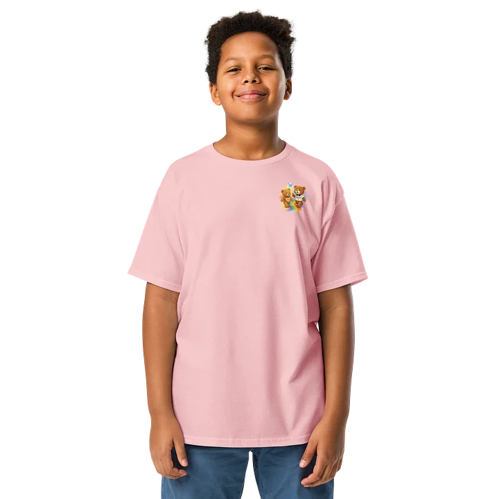 Fayzie & Bobzie – Follow Your Rainbow Pink Kids T-Shirt by FayzieBobs product image (1)