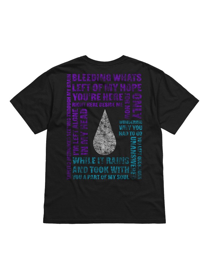 "Rain" Lyric T-Shirt product image (2)