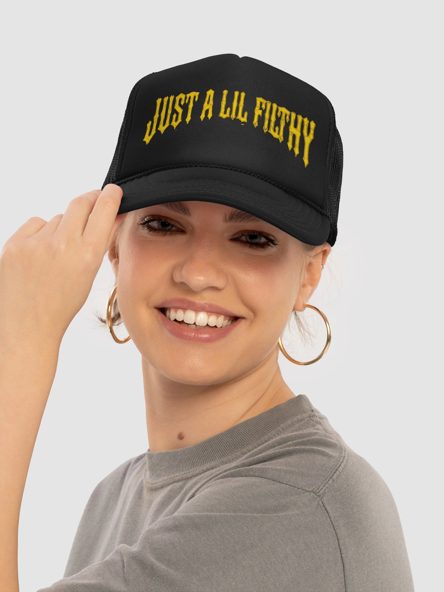 JUST A LIL FILTHY TRUCKER HAT product image (2)