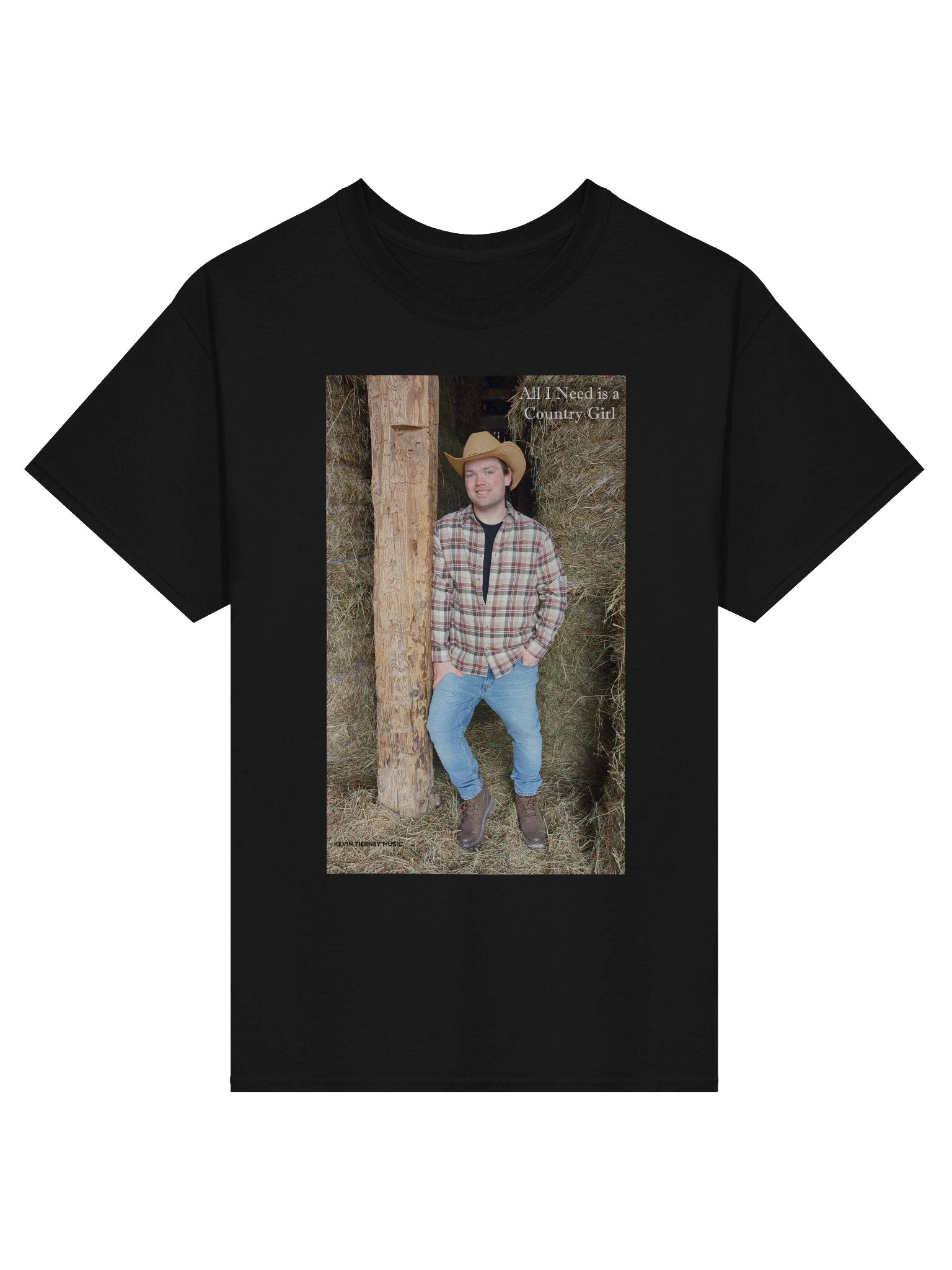 All I Need is a Country Girl Barn Post Lean T-Shirt product image (1)