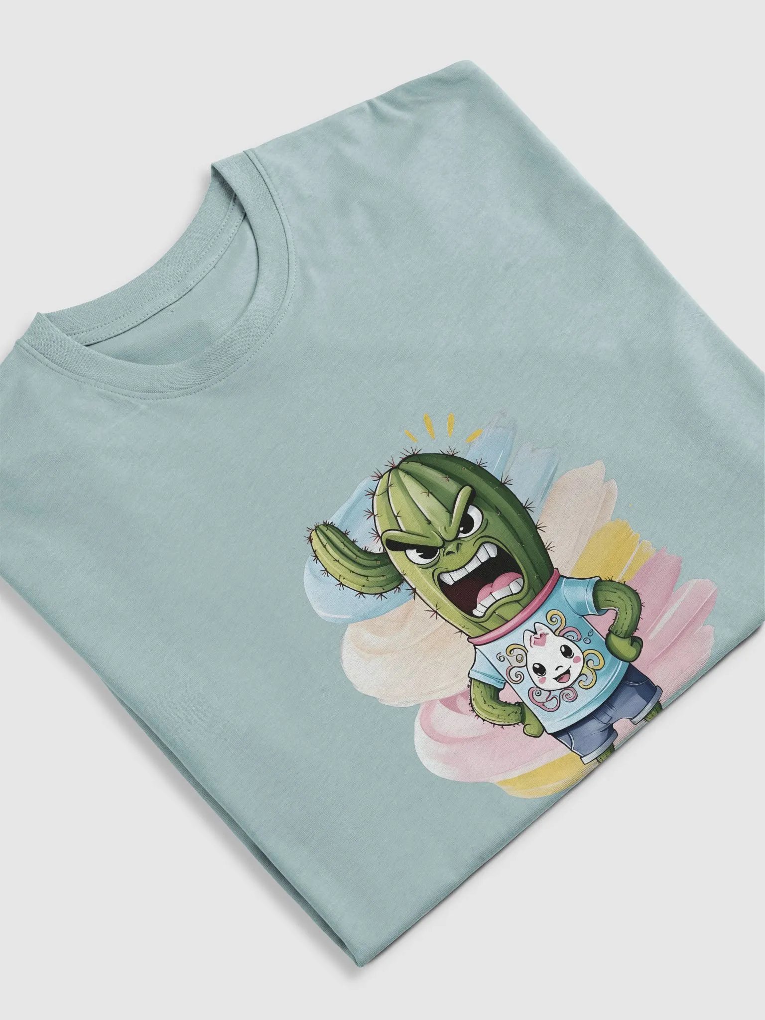 Prickly Premium Tee - Cactus Character Design product image (34)