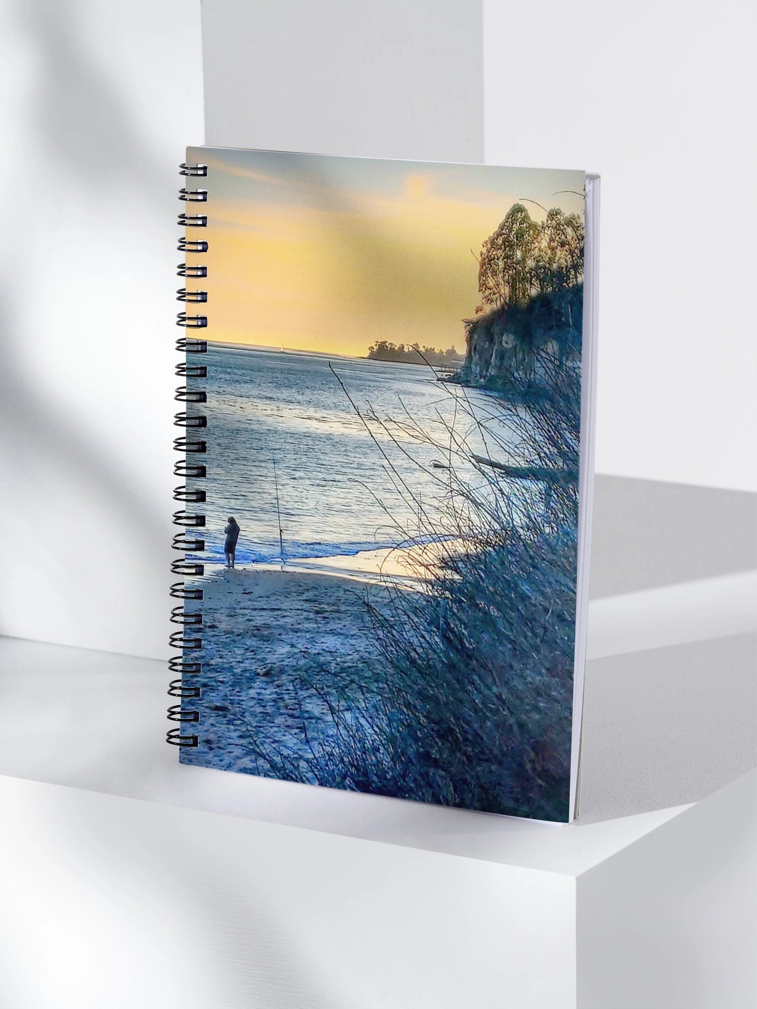 Fishing at Dusk Spiral Notebook product image (4)