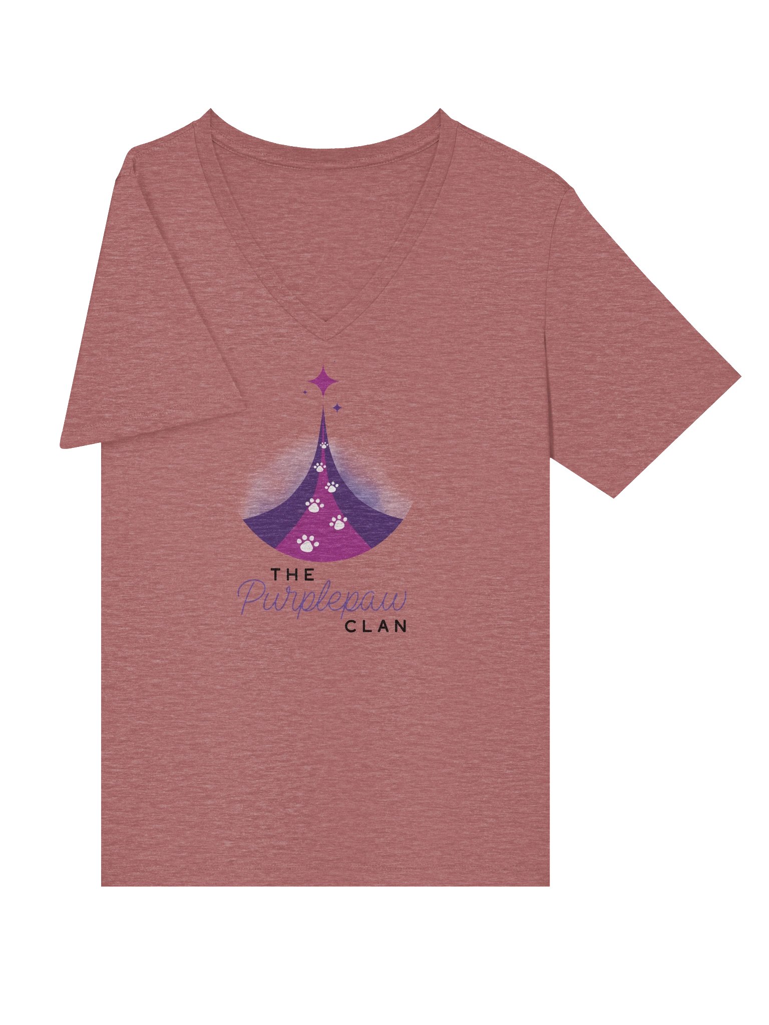 Purplepaw Clan Logo V-Neck product image (9)