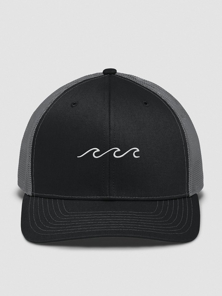 Embroidered Surfing "Waves" Trucker Hat product image (1)