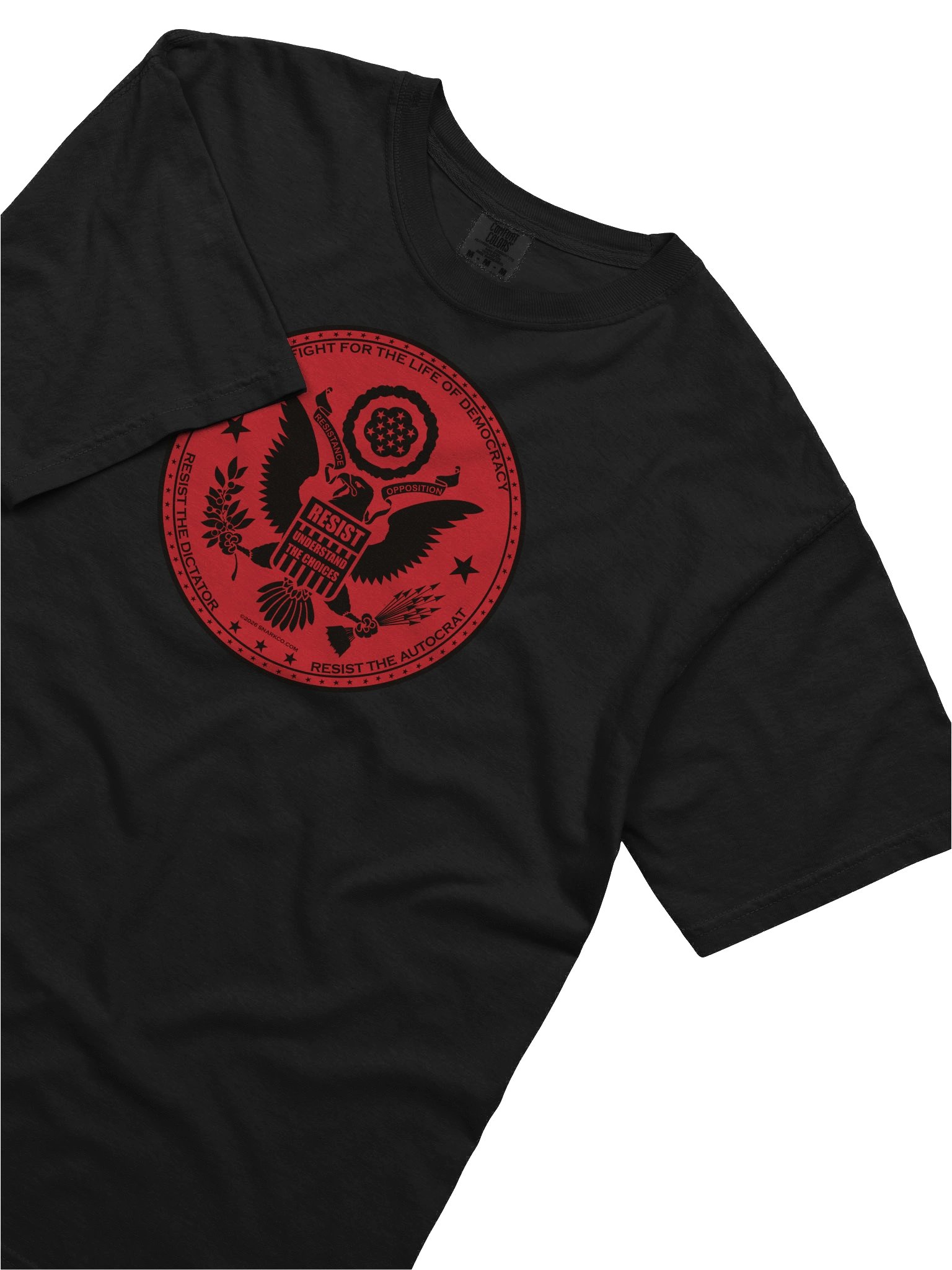 Funny political T-shirt says "Fight For The Life Of Democracy" product image (44)