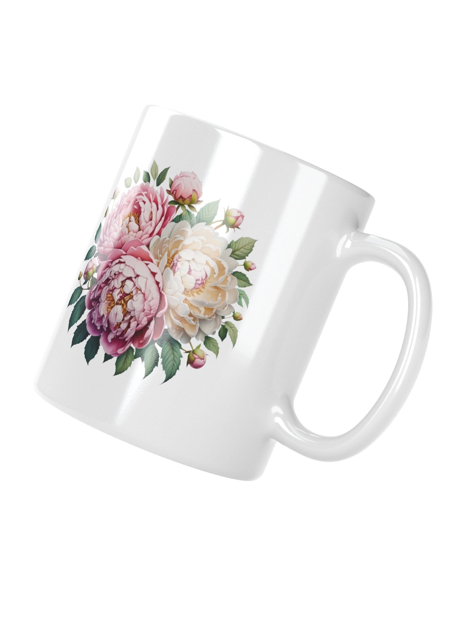 Soft Peony Garden Coffee Mug product image (11)