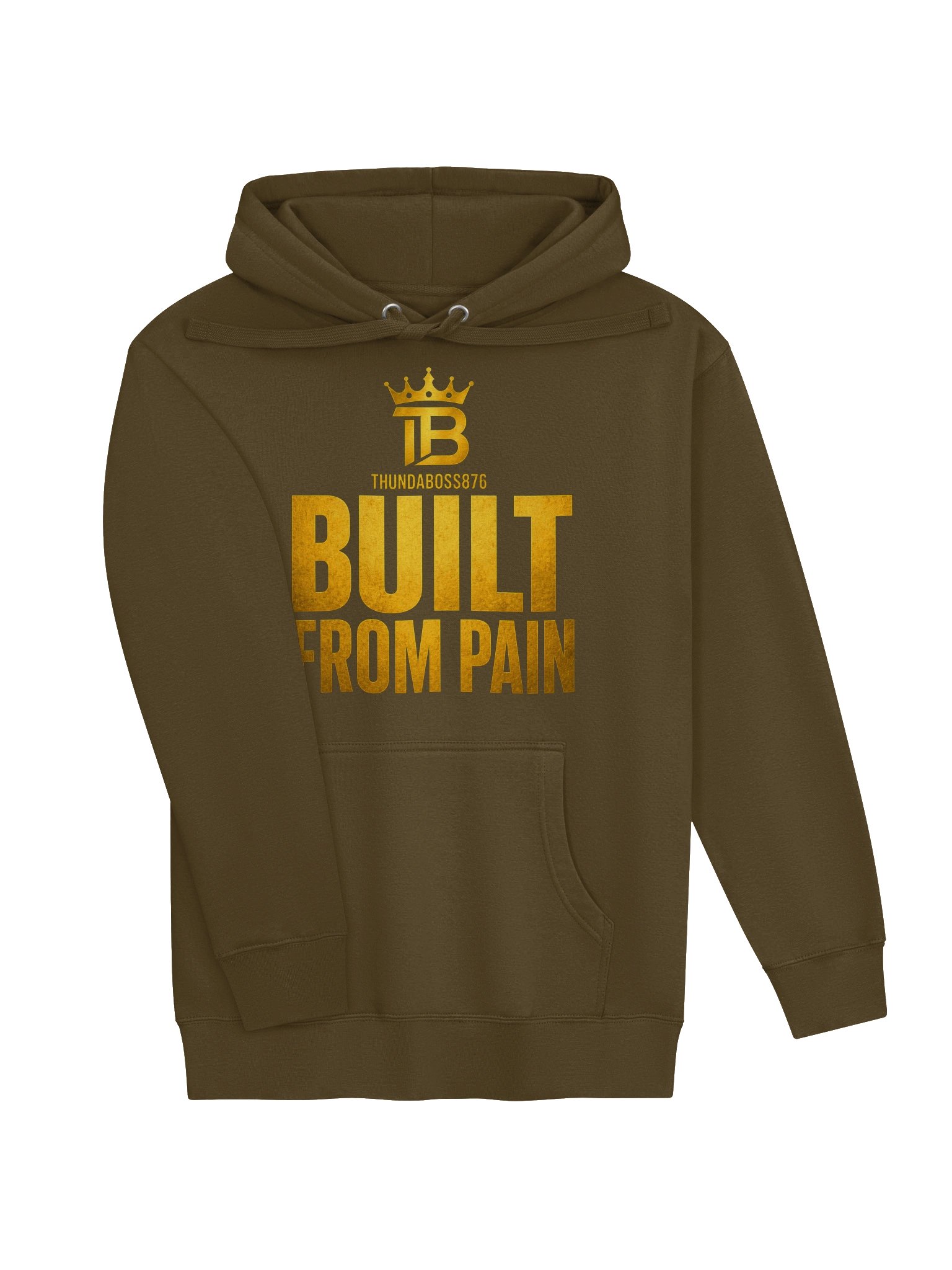 Built Different Hoodie 2.0 – Weed Edition product image (3)