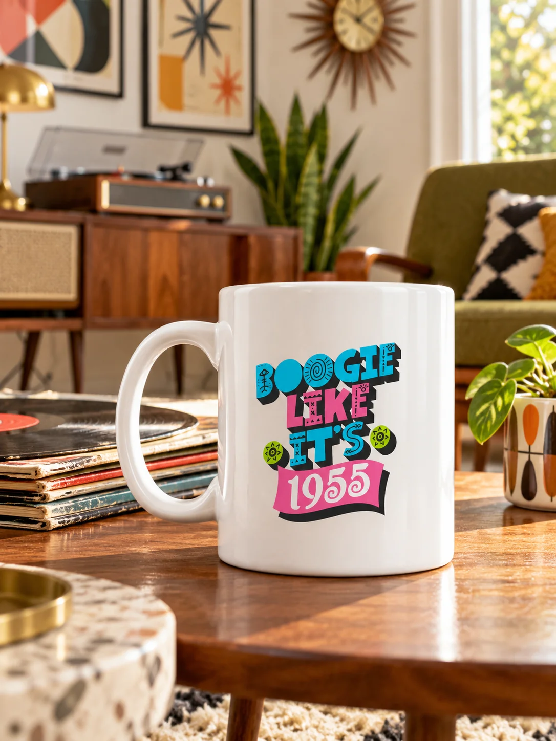 Boogie Like it's 1955 – Vintage Coffee Mug product image (1)