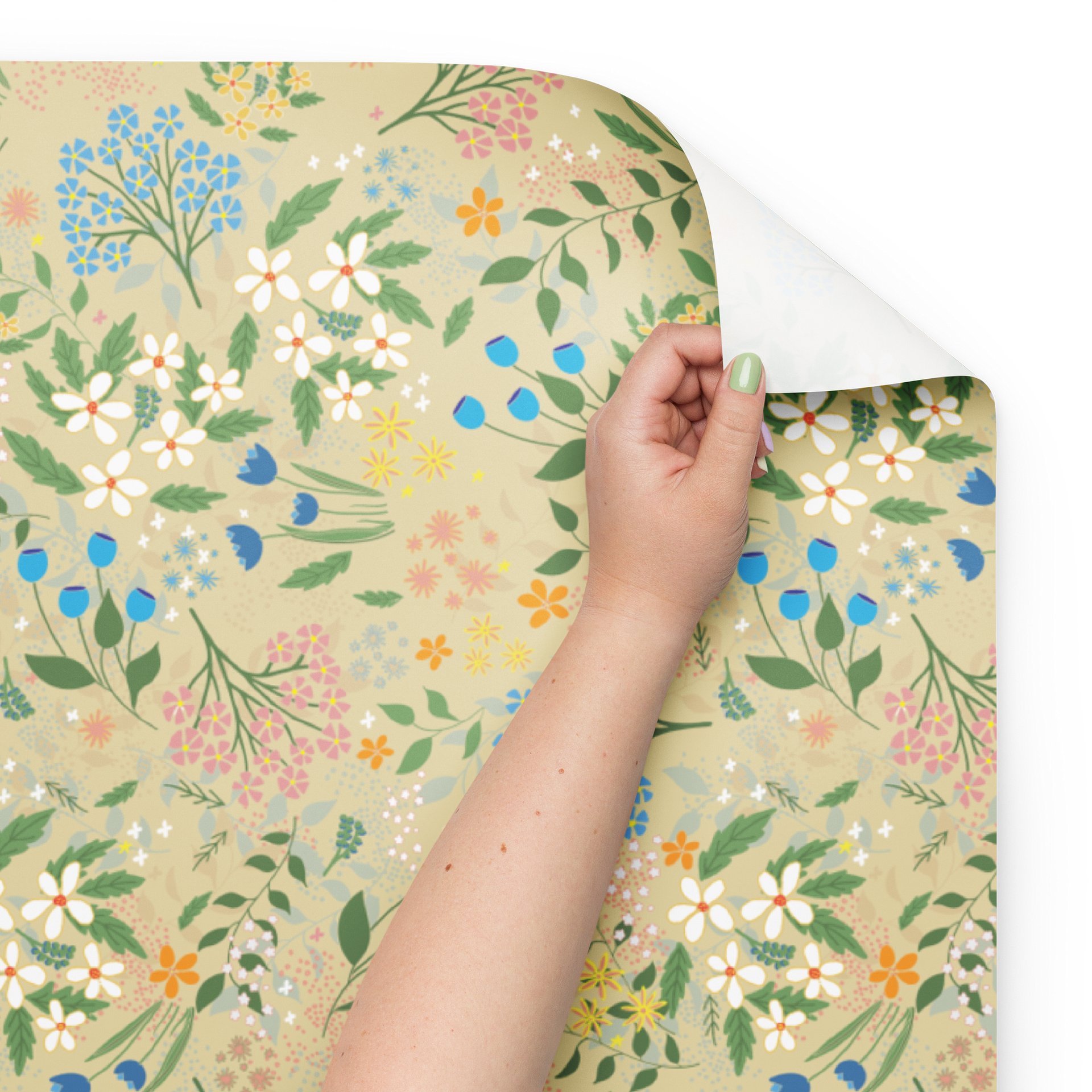 Bluebird Wrapping Paper Set 1 in Tan product image (6)