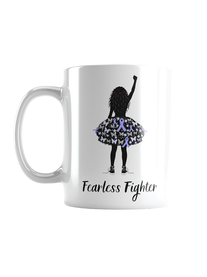 Stomach Cancer - Fearless Fighter White Glossy Mug product image (1)