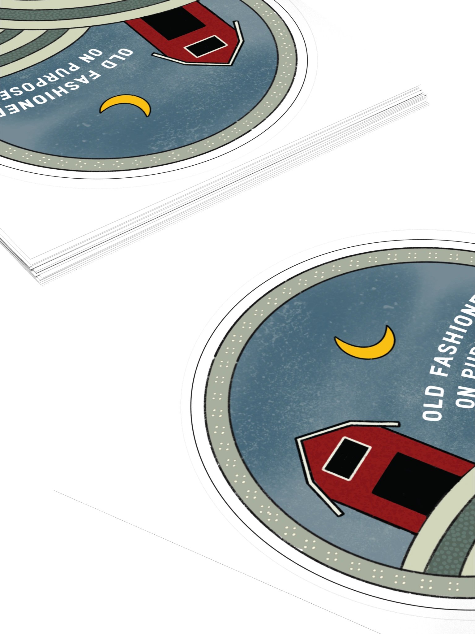 Old Fashioned on Purpose Sticker product image (4)