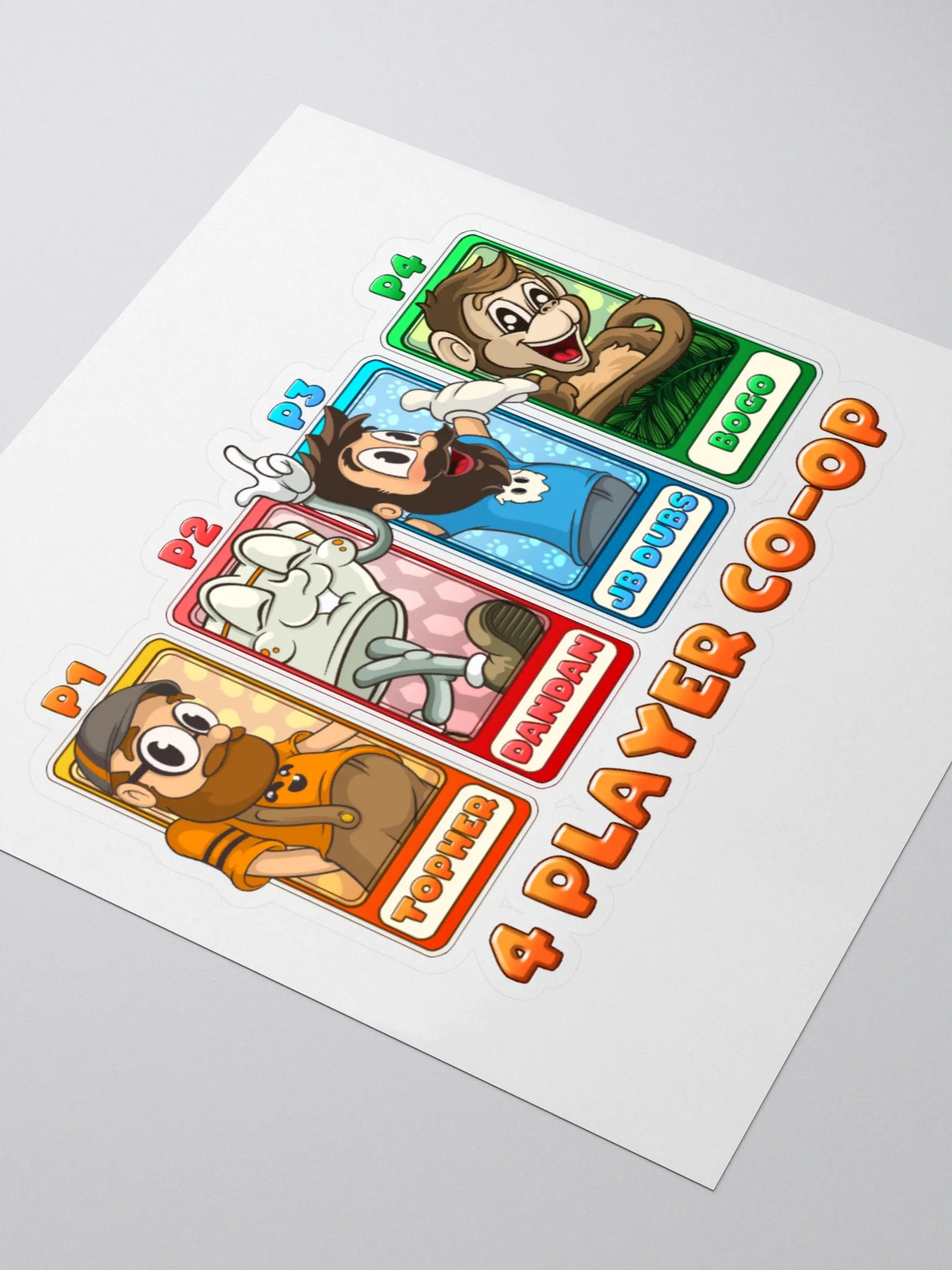 4 Player Co-Op - Sticker product image (3)