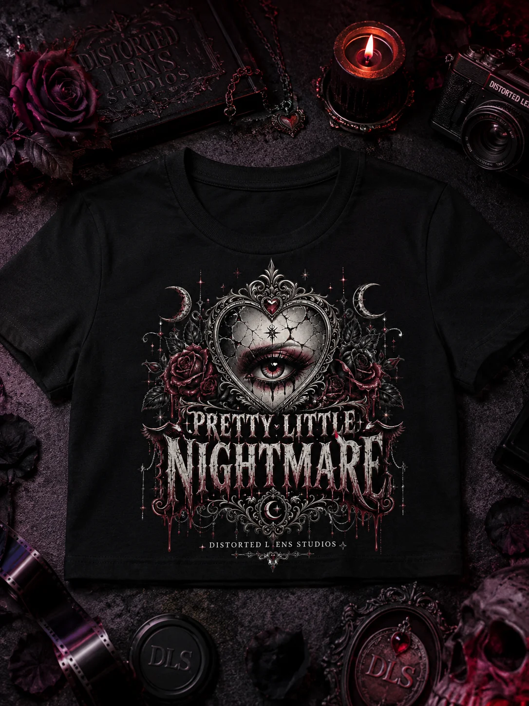 Pretty Little Nightmare Crop Top product image (2)