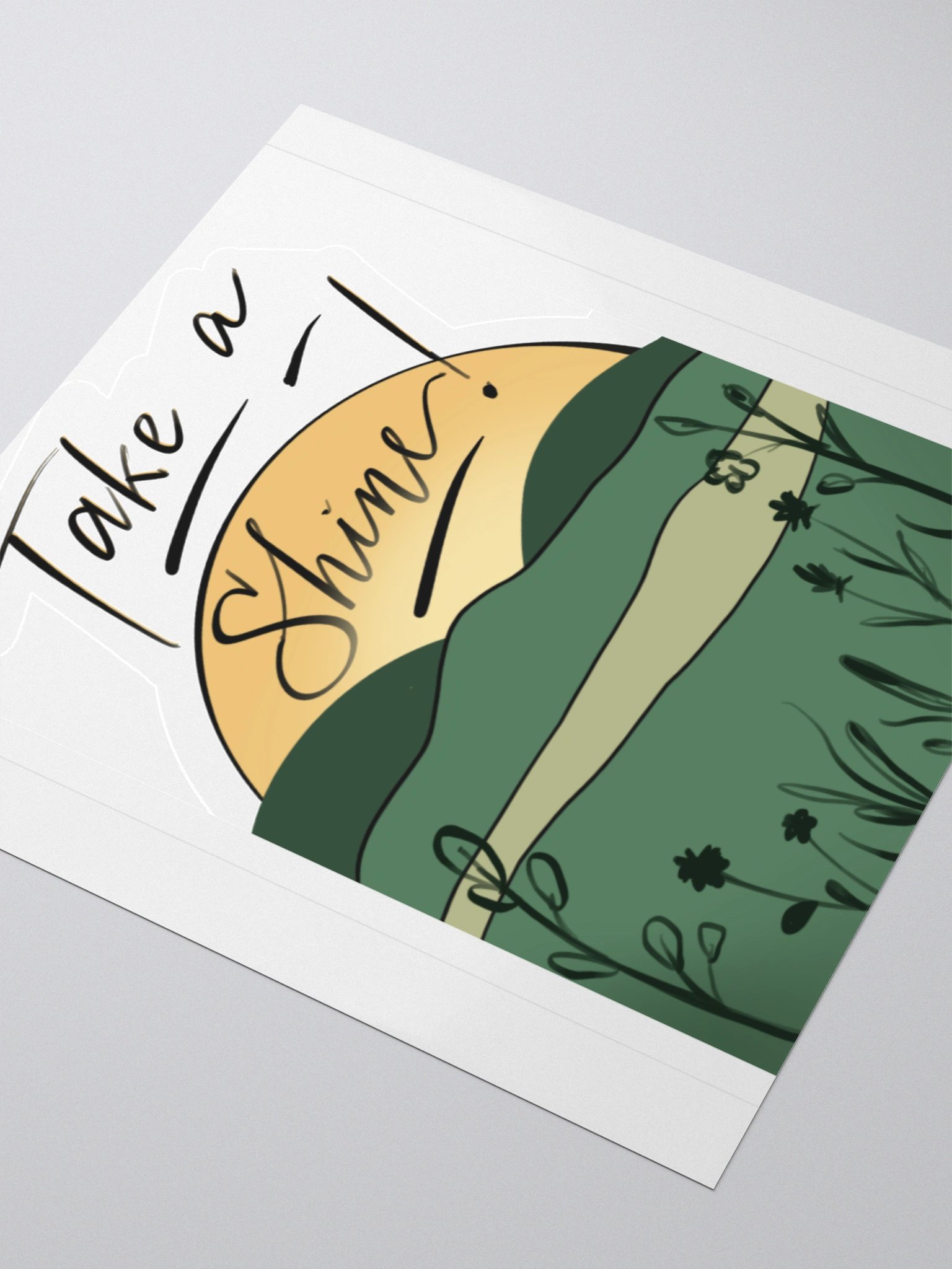 Take a Shine Sticker product image (3)