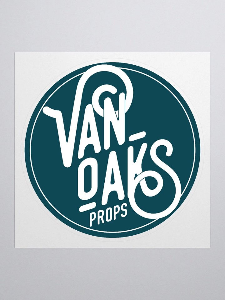 VanOaks Props Classic Logo Decal - Teal product image (2)