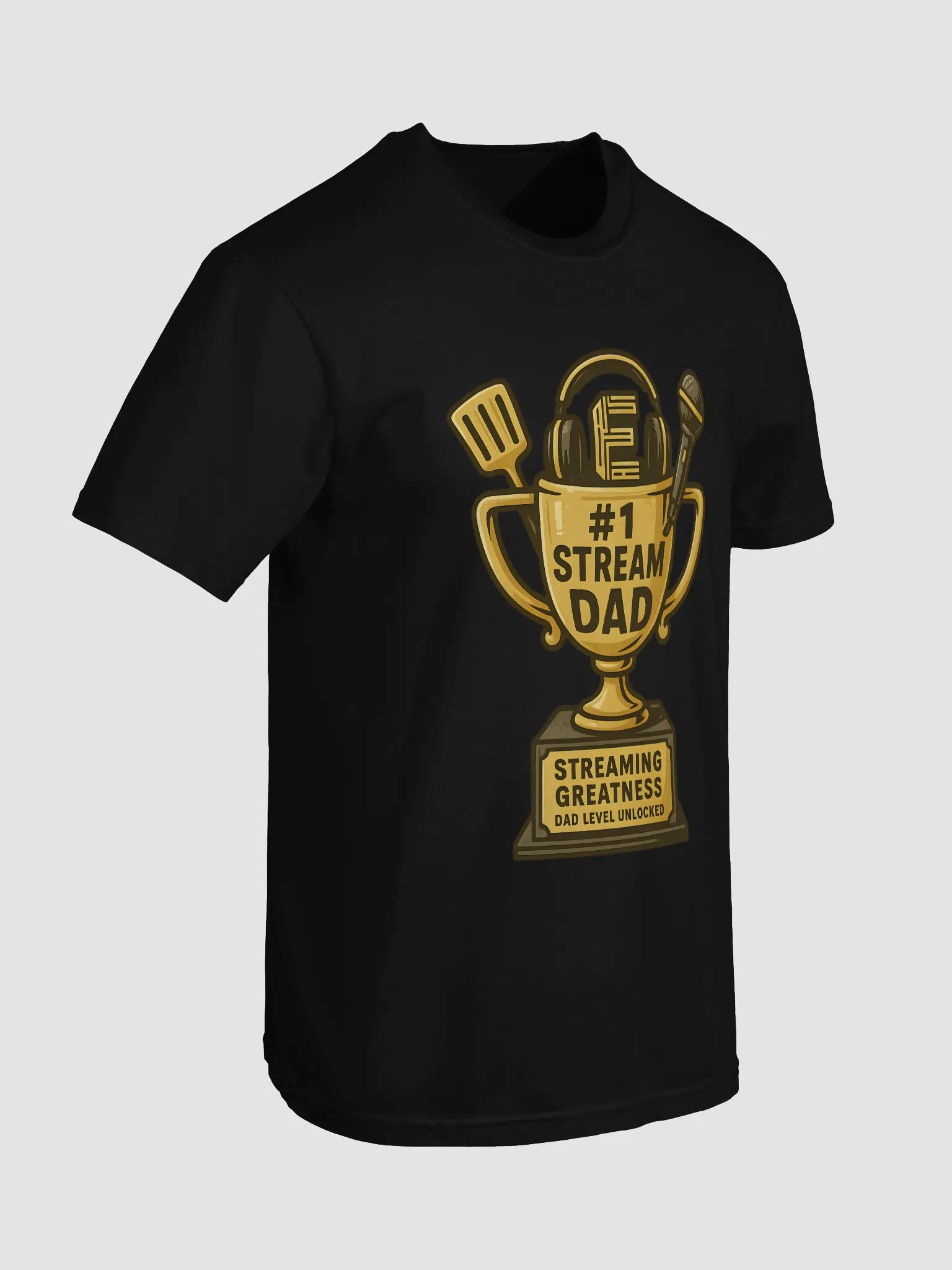 Stream Dad Trophy T-Shirt product image (7)