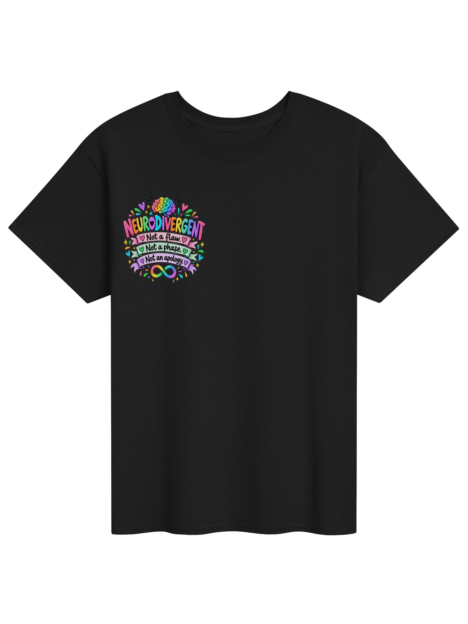 Neurodivergent Not a Phase Tshirt product image (1)