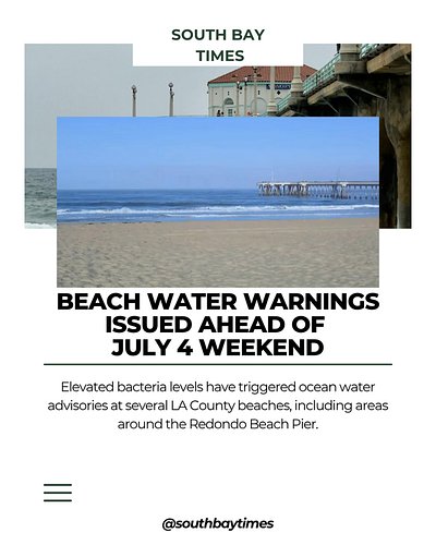 Planning a beach day this Fourth of July? Los Angeles County health officials are urging visitors to avoid entering the water...
