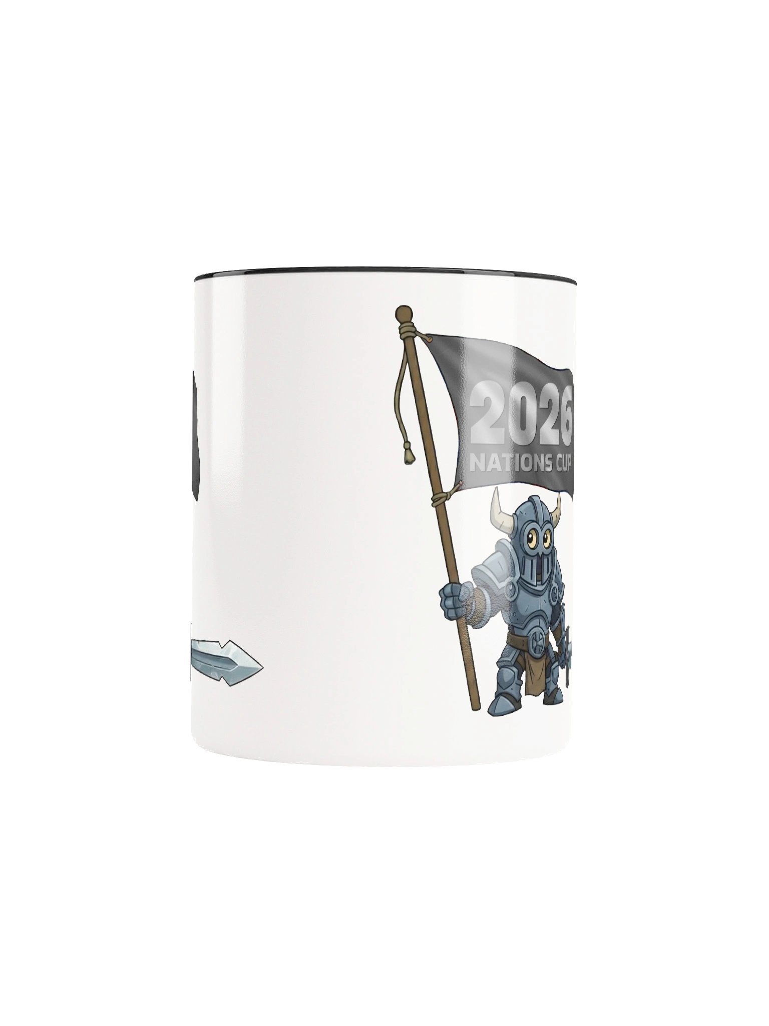Nations Cup 2026 Black Mug product image (5)