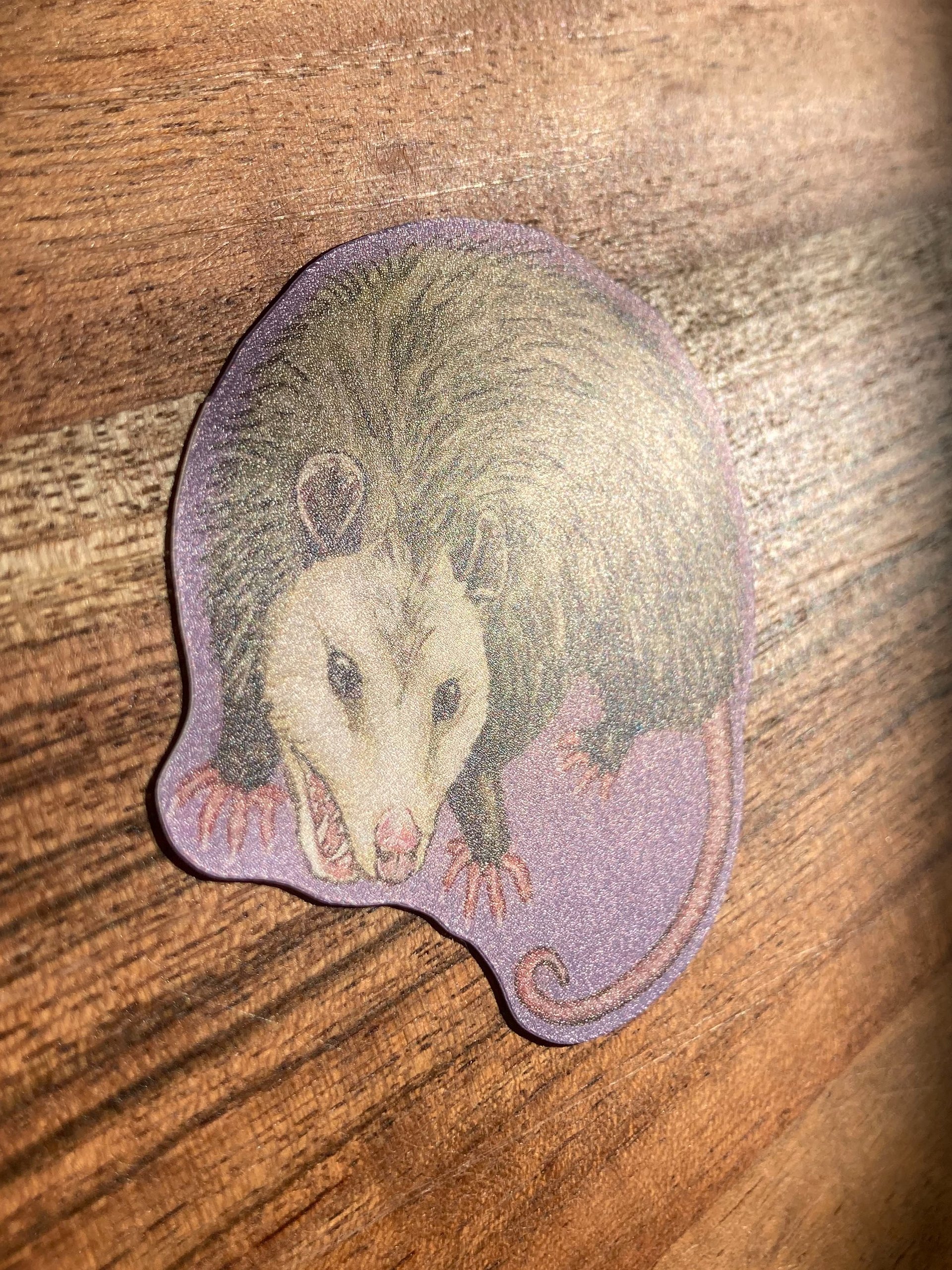 Opossum - art decal product image (2)