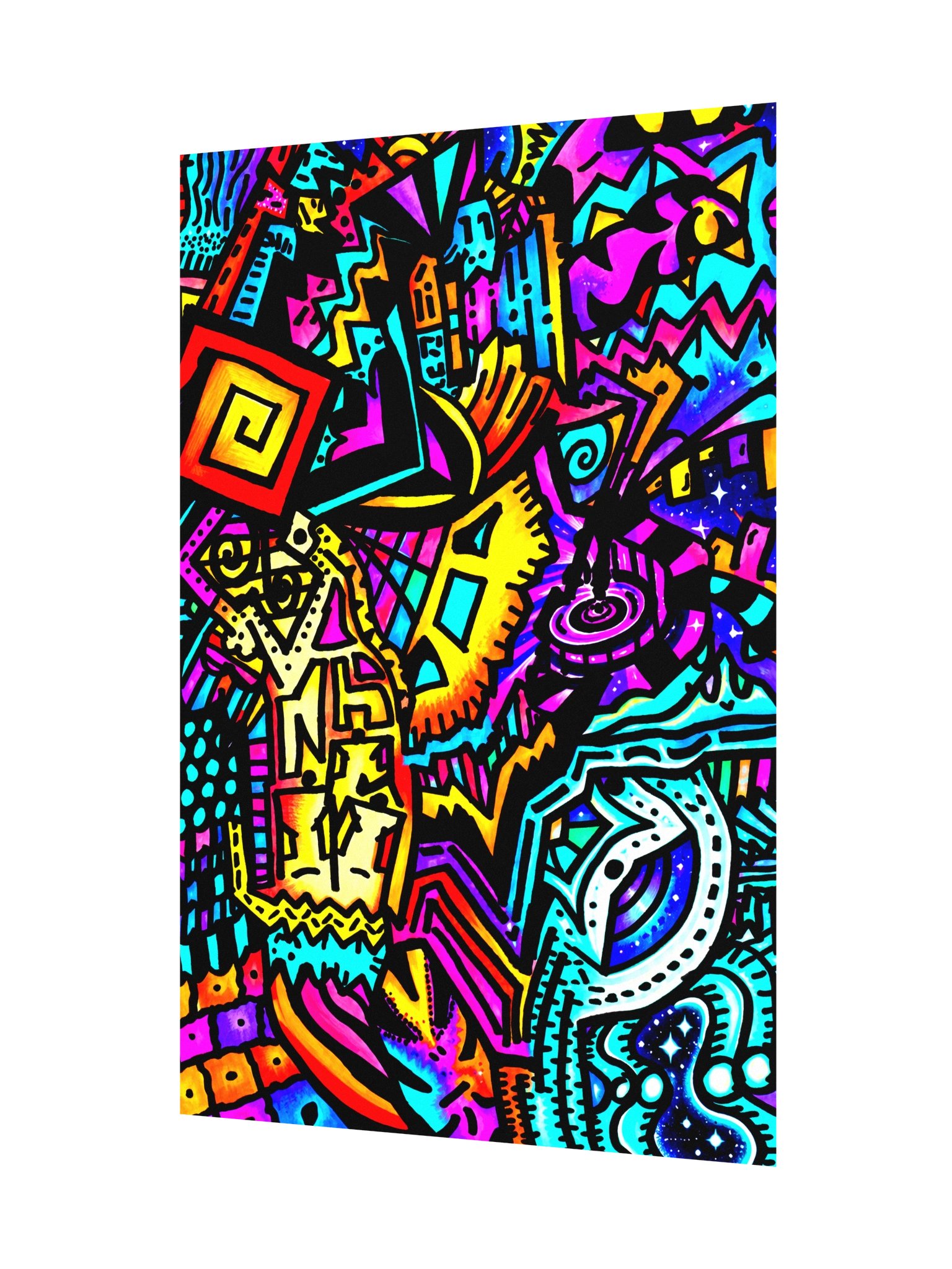 #28 Sucked into the Hive Mind - Color Poster (Alt.) product image (3)