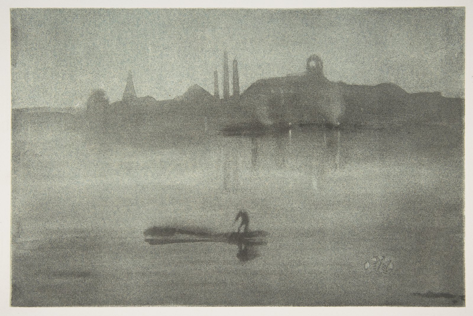 Whistler, Nocturne: The Thames at Battersea — Fine-Art Poster product image (1)
