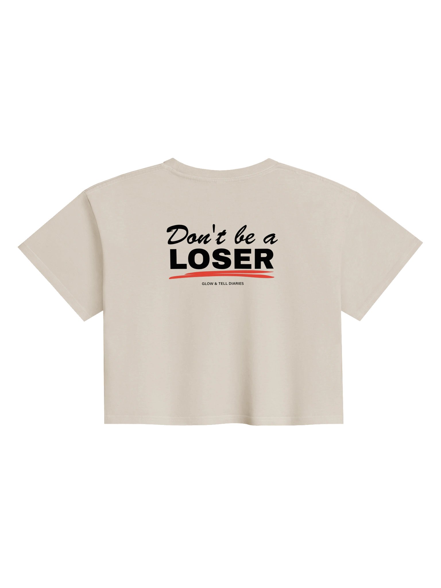 Don't be a LOSER bone crop top product image (2)