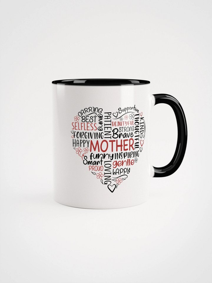 Black Boy Mom I Pray Different Rainbow Art Ceramic Mug with Color Interior product image (2)