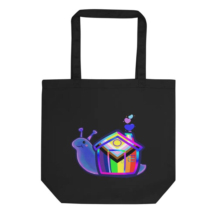 Cute LGBTQIA+ Snail Tote Bag product image (1)
