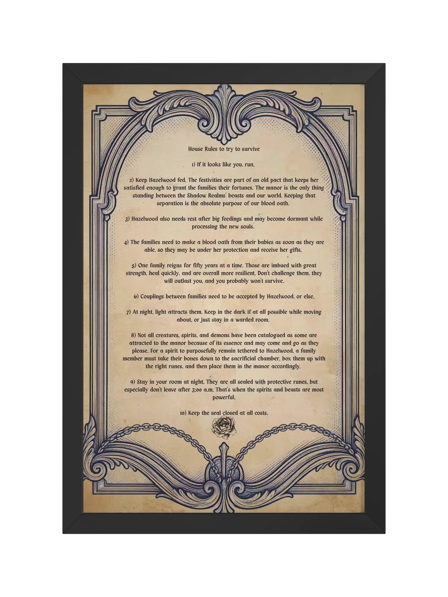Vibrant Ayous Wood Framed Matte Poster product image (1)