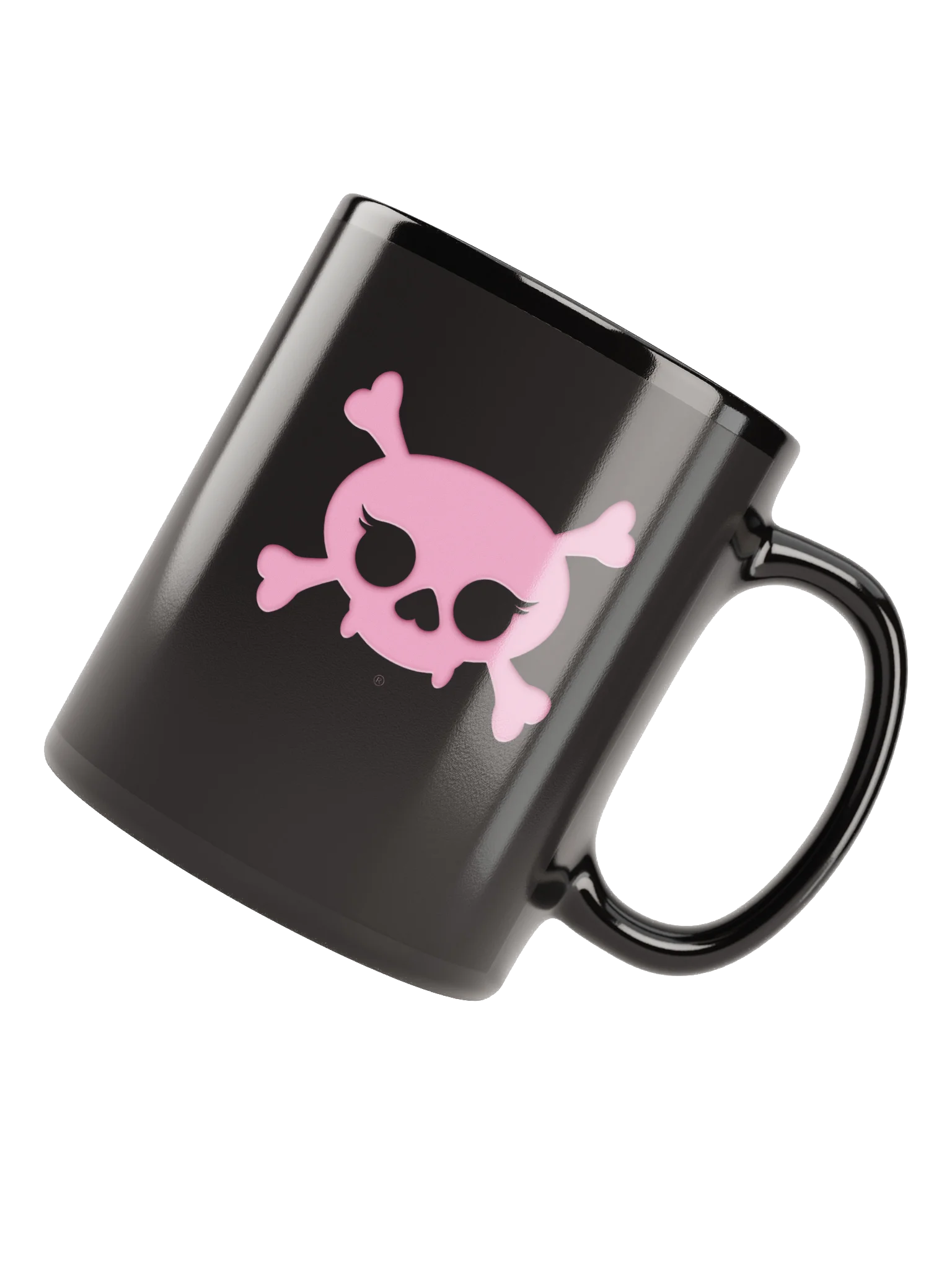 Deadly Sweet™ Pink Skull - Black Gloss Mug product image (4)