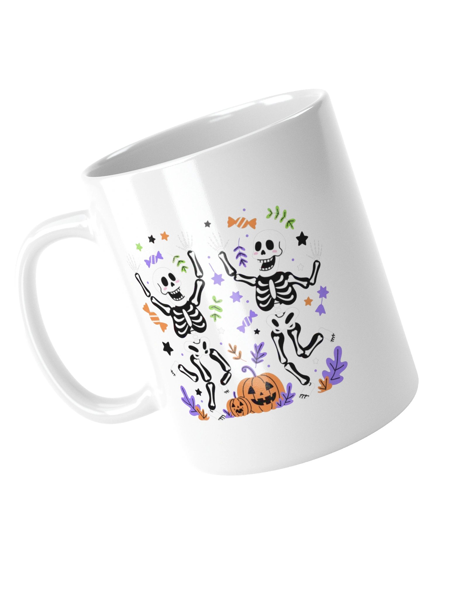 Dancing Skeleton Halloween Fun Coffee Mug product image (13)