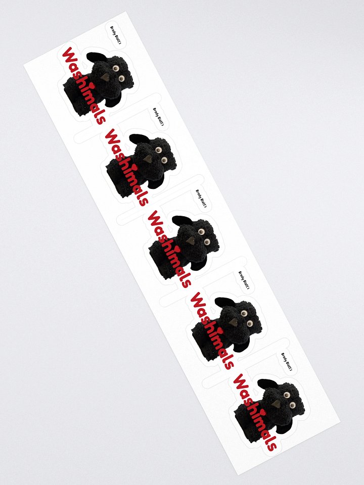 Washimals Kiss Cut Stickers (Set of 5) product image (2)