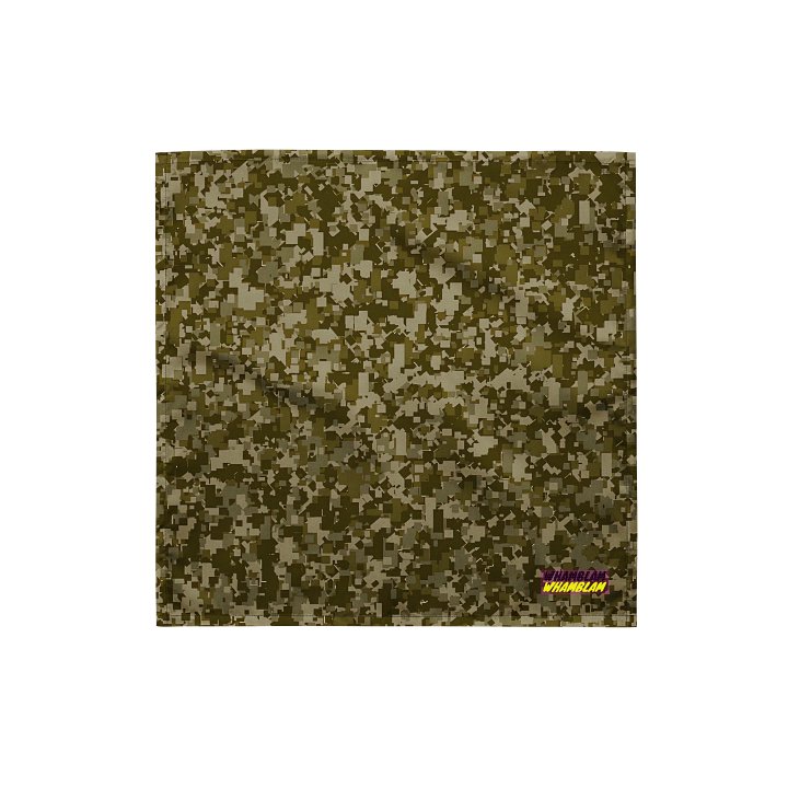 Geometric Green Camo All-Over Bandana product image (1)