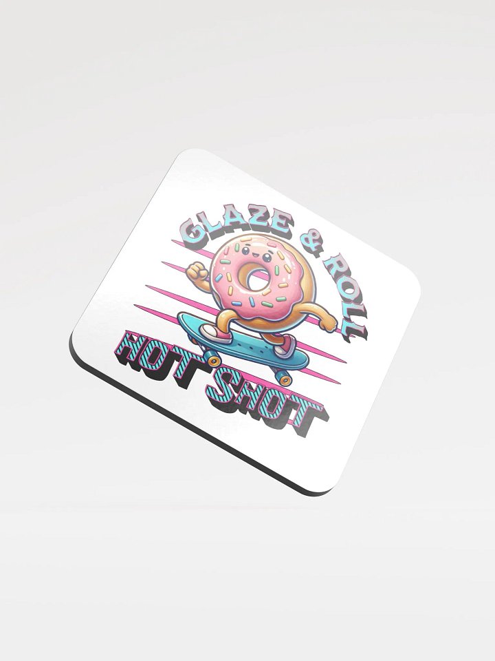 Glaze And Roll Hot Shot Cork Coaster product image (2)