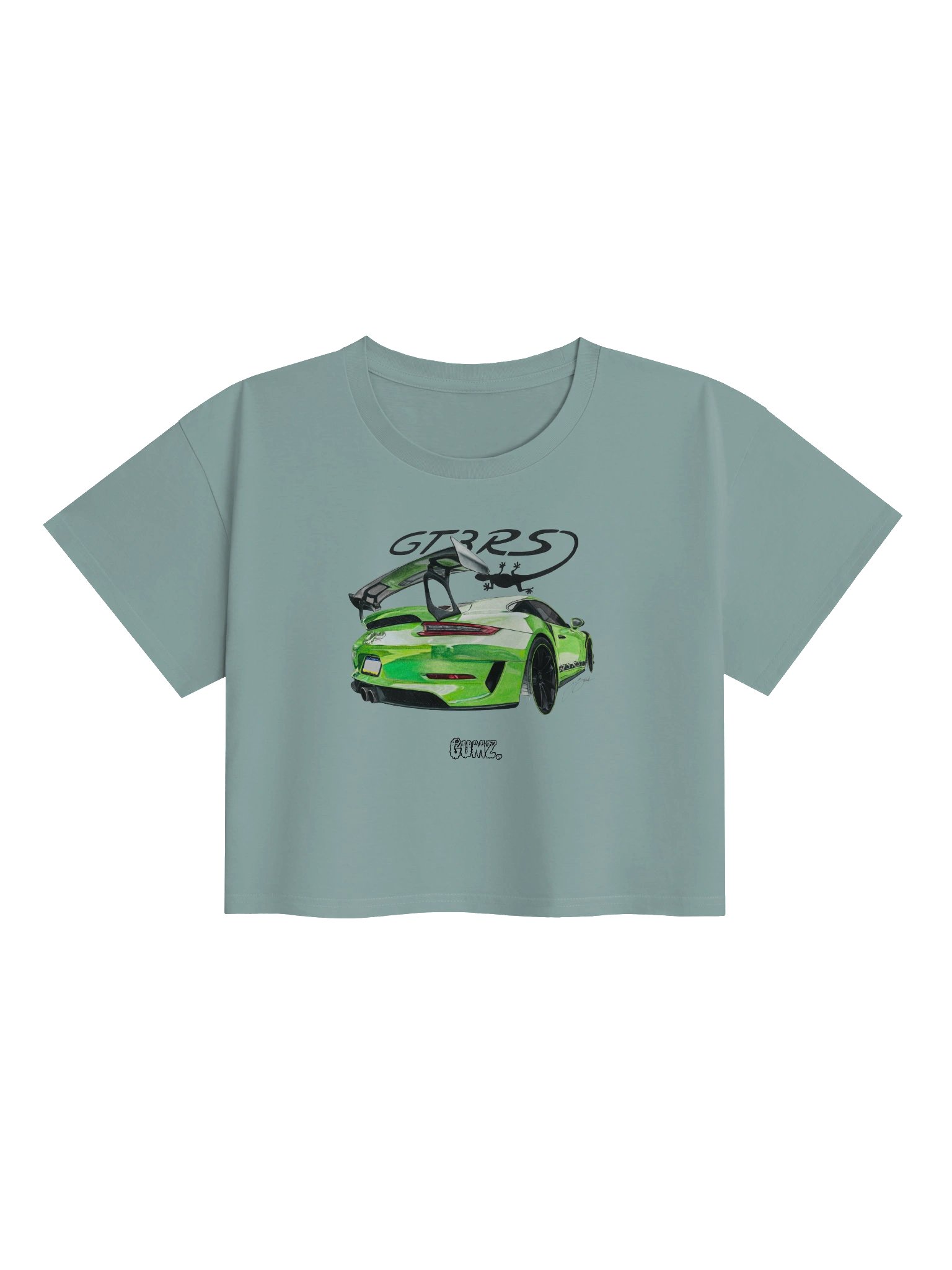 Green Lizard Crop Top product image (3)