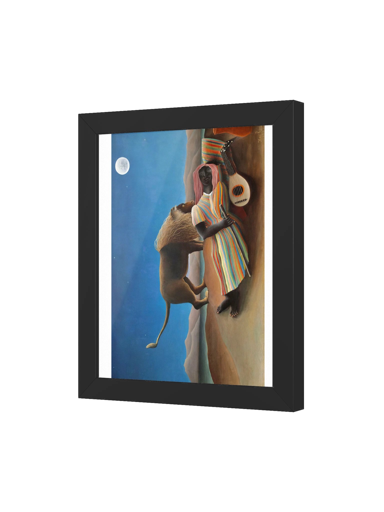 The Sleeping Gypsy — Small Framed Matte Poster product image (7)