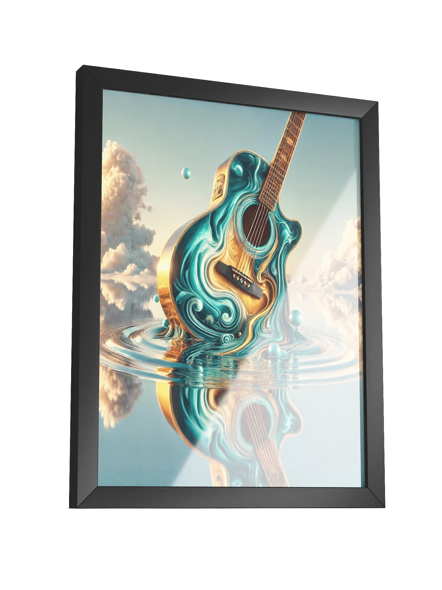 HARMONIC RIPPLES | Framed Art Print product image (5)