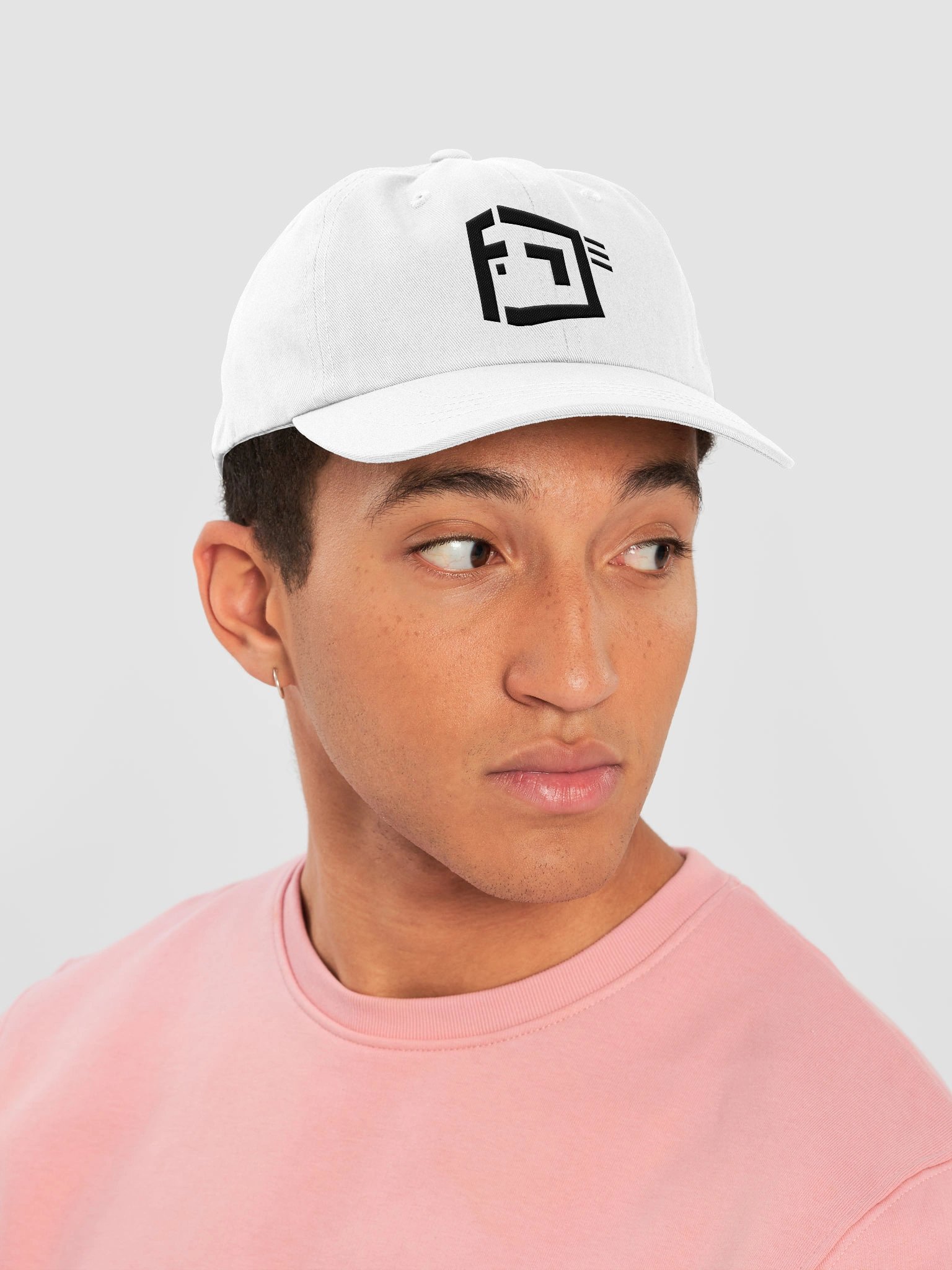 FartCoin White Embroidered Baseball Cap product image (6)
